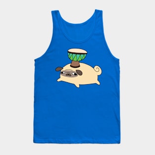 Pug and Little Djembe Tank Top